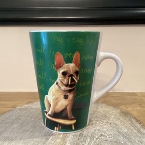 French Bulldog “Funny and Smart” Ceramic Beverage Mug